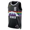 Camiseta Hombre NBA Denver Nuggets Nikola Jokic 2025-26 Nike City Edition Negro Swingman